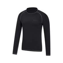 Mountain Warehouse Mens Long-Sleeved Rash Guard (Black) - Black - View 3