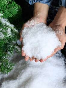 1 pieza Decoración navideña Copos de nieve simulados, 100g de polvo de nieve seca Copos de nieve artificiales, Accesorios fotográficos Copos de nieve artificiales, Decoración de escena, Decoración navideña, Decoración del hogar, Decoración de oficina, Decoración perfecta para fiestas temáticas, Decoración de fiesta familiar de Navidad,Navidad