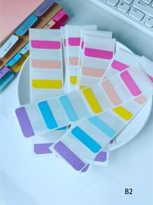 240/120/60 片索引标签贴纸、便签、办公文具、标签纸、返校、学校用品纸质粘合剂、学生学校用品、便签纸、办公桌、办公桌、 - 彩色 - 查看 11