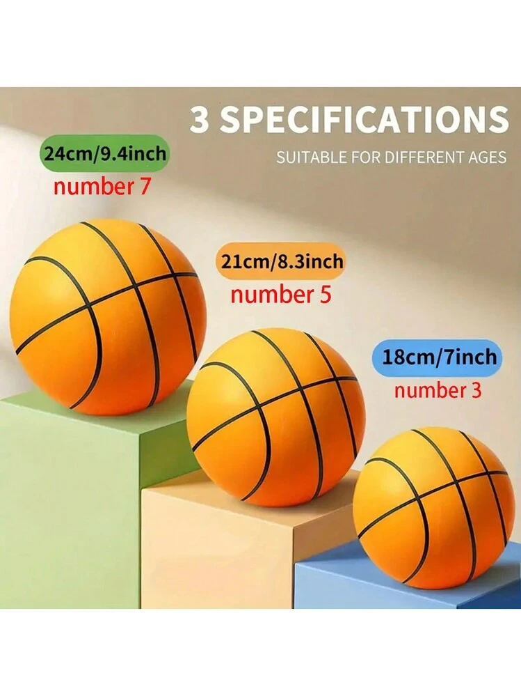 Ballon Sport Silencieux Maison école Ballon De Basket Silencieux, Ballon D' entraînement De Basket Ballon Basket Mousse Intérieur