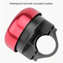 جرس دراجة صغير قطعة واحدة "أنا أحب ركوب الدراجات" شعار، صوت جرس سبيكة عالٍ، مناسب لدراجة جبلية ودراجة طرق، إكسسوارات الدراجات - متعدد الألوان - مشاهدة 4