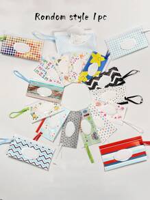 1 件可爱湿巾储物袋、翻盖纸巾盒、户外实用配件、湿巾袋、便携式可重新密封 EVA 湿巾分配袋，方便旅行、骑自行车、学生、工作等。 - 彩色 - 查看 11