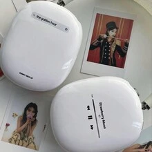 适用于 Max 的音乐播放器图案保护套，白色耳机套 - 無色 - 查看 1