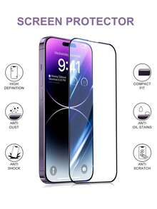 1 Customized Protective Case And 2 Silk Screen Full Screen Protective Tempered Films, Personalized Personalized Personalized Picture Phone Case, Shockproof Silicone And Printing Design, Compatible With IPhone Models