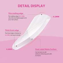 SAVILAND Almond Gel X Nail Kit - Nail Drill Kit U V Lamp For Nail 500PCS Nail Tips And Glue Gel Kit Easy Use Manicure Tool For Nail Design At Home Nail Kit With Everything DIY & Salon Gift For Women - 彩色 - 查看 4