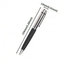 Fancy Nice Gift Luxury Ballpoint Pen With Pu Leather Smoothing Writing Metal Ball Pen For Business - Blue - View 2