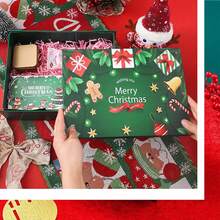 Christmas Gift Box Christmas Eve Premium Gift Box Cover Folding Scarf Creative Gift Box Empty Box - Christmas Gift Box - View 2