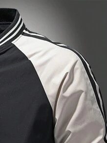 秋季男士立领运动休闲夹克