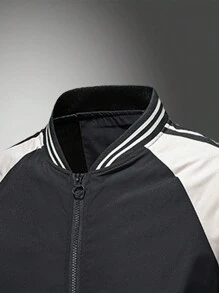 秋季男士立领运动休闲夹克