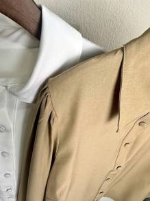 Women Blouses - Beige - View 3