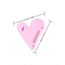 1/3PCS Portable Pubic Hair Trimmer For Women Heart-Shaped Intimate Shaping Tool, Compact Hair Razor Comb Cutter For Kid, Women, Girls, Hair Brush, Comb, Hair Tools, Hair Products And Accessories For Barber Salon Beauty Back To School, Travel Holiday Essentials, Hair Accessories For Women, Brush, Detangling Brush, Wooden Comb, Hair Brush, Hairdressing Equipment, Hairstyle, Hairdressing, Hair Brush, Brush Hair Brush Set, Comb Hair, Comb For Curls, Detangling Brush, Hair Brush For Women, Barber Accessories, Barbershop, Hairdressing Equipment