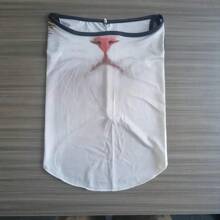 1pc Cute Dog & Cat Print Face Mask For Men, Summer, Outdoor Travel Sun Protection Neck Cover - Animal Masks - View 3