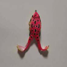 A Floating Bionic Frog Bait, Imitation Frog Spinning Plastic Fishing Baitfishing Tackle