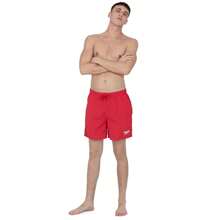 Speedo Mens Essentials 16 Swim Shorts (Red) - Red - View 2