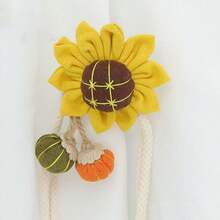 1 件，配有钩针窗帘带，支撑编织绳，家居装饰窗帘带，向日葵窗帘带，窗帘带，扣配件 - 彩色 - 查看 4