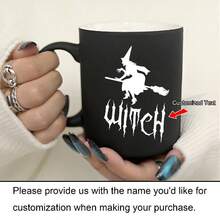 1 个 11 盎司个性化定制名字马克杯万圣节主题陶瓷马克杯，万圣节，送给儿子和女儿的最佳万圣节礼物，牛奶杯，万圣节庆祝活动的理想礼物，送给朋友的迷人礼物 - 萬聖節禮物 - 查看 9