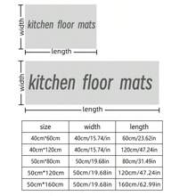 1 件装硅胶垫厨房地板地毯四季硅胶垫，灰色天然大理石纹，舒适柔软，可缓冲和减轻疲劳，吸水防滑快干耐磨，适用于厨房/餐厅/洗衣房/书房/走廊/浴室/入口