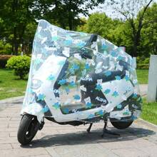 1 Tấm Che Mưa Xe Điện, Tấm Che Bụi, Tấm Che Mưa Xe Điện Đa Năng, Quần Áo Bảo Hộ Xe Đạp, Tấm Che Mưa Xe Máy - Nhiều màu - Xem 8
