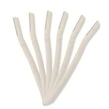 6 piezas Rastrillos faciales para mujeres, rasuradora de dermalplane para el rostro de mujeres para uso en rostro y Body, herramienta de eliminación de vello facial de uso múltiple - Granate - Ver 1