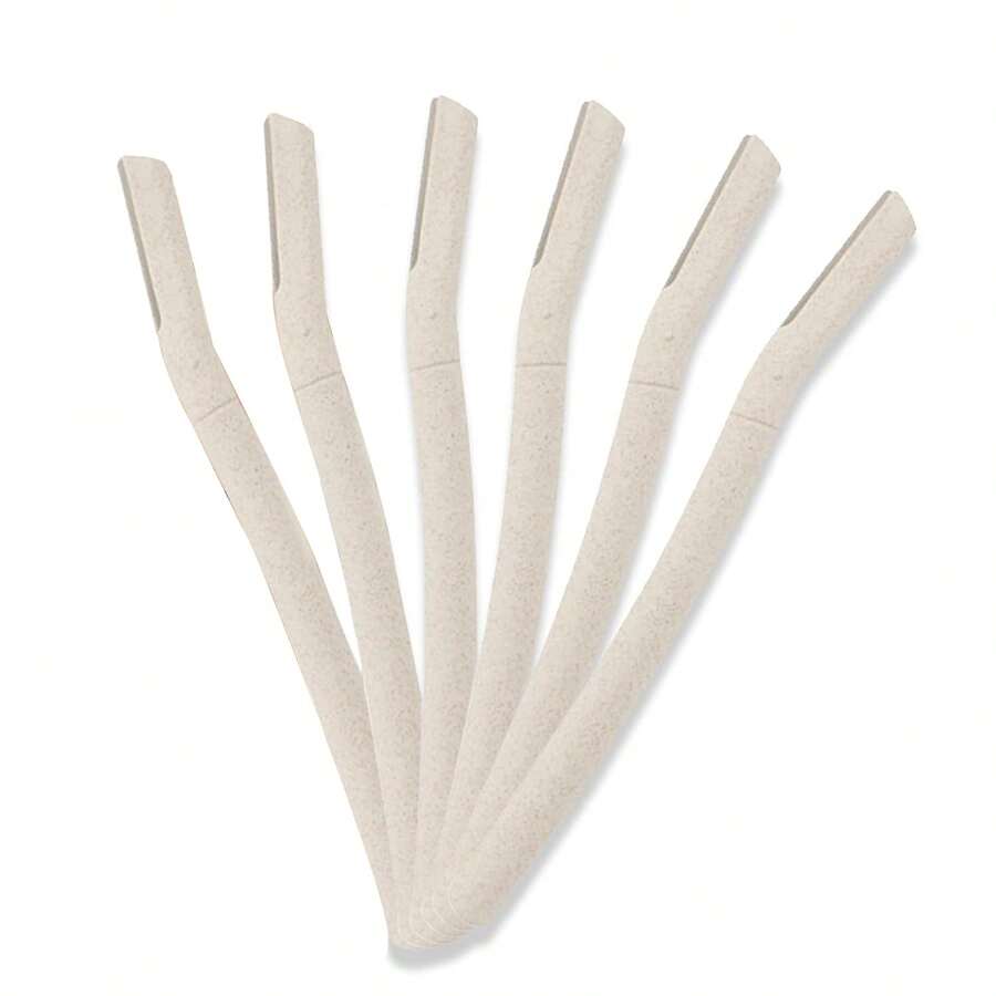6 piezas Rastrillos faciales para mujeres, rasuradora de dermalplane para el rostro de mujeres para uso en rostro y Body, herramienta de eliminación de vello facial de uso múltiple - Granate - Ver 1