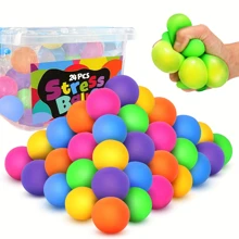 24pcs Stress Balls Bulk Mini Squishy Ball For Stress Relief - Color Changing Sensory Fidget Toy For  Basket Stuffers  Prizes Random Color,The Most Popular Stress Relieving Toy For Parties - Multicolor - View 9