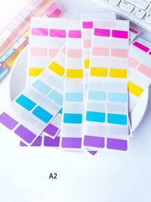240/120/60 片索引标签贴纸、便签、办公文具、标签纸、返校、学校用品纸质粘合剂、学生学校用品、便签纸、办公桌、办公桌、 - 彩色 - 查看 12