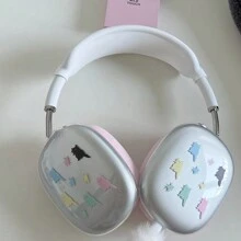 适用于 Max耳机的彩色多只小猫图案保护套 - 無色 - 查看 3