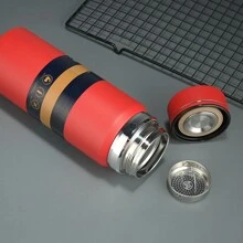 1 件 316 不锈钢真空保温水瓶，大容量，户外便携式运动水壶带绳柄，旅行杯 - 彩色 - 查看 14