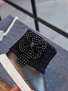 1双黑色女童冬靴，新款秋冬儿童鞋，小女孩雪地靴，带绒里，防滑公主保暖靴 - 黑色 - 查看 7