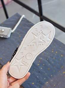 1双黑色女童冬靴，新款秋冬儿童鞋，小女孩雪地靴，带绒里，防滑公主保暖靴 - 黑色 - 查看 12