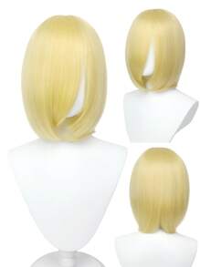 12 英寸合成假发，适合角色扮演，多色短假发，耐热高温纤维假发，适合节日服装