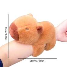 Random Style Cute Plush Capybara Bracelet, Plush Capybara Keychain, Birthday Gift - Multicolor - View 2