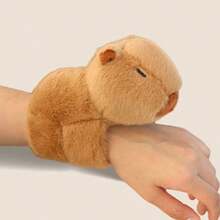 Random Style Cute Plush Capybara Bracelet, Plush Capybara Keychain, Birthday Gift - Multicolor - View 3