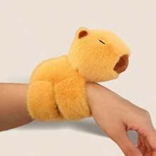 Random Style Cute Plush Capybara Bracelet, Plush Capybara Keychain, Birthday Gift - Multicolor - View 6