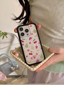 Japanese Style White Background Summer Fruit Phone Case Compatible With Apple IPhone 15 Pro Max/14 Pro Max/13 Pro/12 - White - View 6