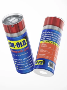 1 Stück "IM-OLD" lustiger Sprühglas Verpackung, 20oz Edelstahl isolierter Becher, 304 Edelstahl Innenfutter, klassisches WD-40 Glasverpackungsdesign, ideal für DIY Projekte, 20oz Sprühglas mit rostiger Sublimationsgrafik, 20oz Lustiges nahtloses Sublimationsglas Design, Spaßgeschenk, Vatertags-Geschenk, Muttertags-Geschenk, Geburtstagsgeschenk für Freunde