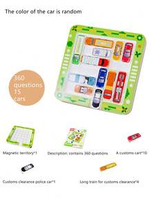 Juego de carrera de obstáculos con laberinto de estacionamiento, color aleatorio, juego interactivo de entrenamiento de inteligencia - Multicolor - Ver 11