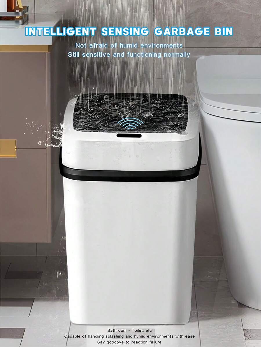 Intelligent Sensor Trash Can, For Kitchen, Bathroom, Living Room