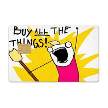 信用卡贴纸 信用卡保护套 无气泡超薄信用卡贴花，个性化信用卡贴纸 防水乙烯基保护贴花 适用于钥匙、交通、借记卡、信用卡 返校、返校、学校用品