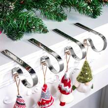 4 Packs, Valentine's Day Sock Hook, Fireplace Hook, Non Slip Valentine's Day Sock Hook, Valentine's Day Decoration, Scene Decoration, Festival Decoration, Theme Party Decoration, Valentine's Day Decoration