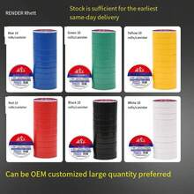 1pc 10m Black Electrical Insulating Tape, Strong Adhesive, Waterproof, PVC Insulation Tape - Multicolor - View 5