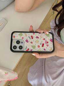 Japanese Style White Background Summer Fruit Phone Case Compatible With Apple IPhone 15 Pro Max/14 Pro Max/13 Pro/12 - White - View 7