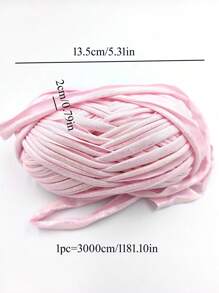 1 pieza de cuerda de tela metálica brillante e irisdecente de color morado claro para materiales de tejido y manualidades - Púrpura malva - Ver 2