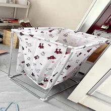 Cesto de ropa sucia Cesto de ropa sucia Estante de almacenamiento Bolsa de ropa sucia Cesto de ropa sucia plegable Cesto de ropa sucia multifuncional Cesto de ropa sucia Cesto de ropa sucia Clasificador para lavar y clasificar ropa Cesto de ropa sucia Bolsa de almacenamiento Caja de almacenamiento de ropa sucia Cesto divisor de ropa sucia Almacenamiento y organizador de ropa multifuncional Gran capacidad 60L - OSO CAFE - Ver 4