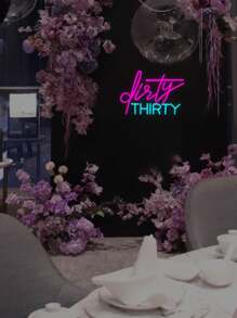 1pc Neon Light Wall Decor LED Letter Multi-Color Decorative Light, Suitable For Room, Gym, Bedroom, Birthday, Bar