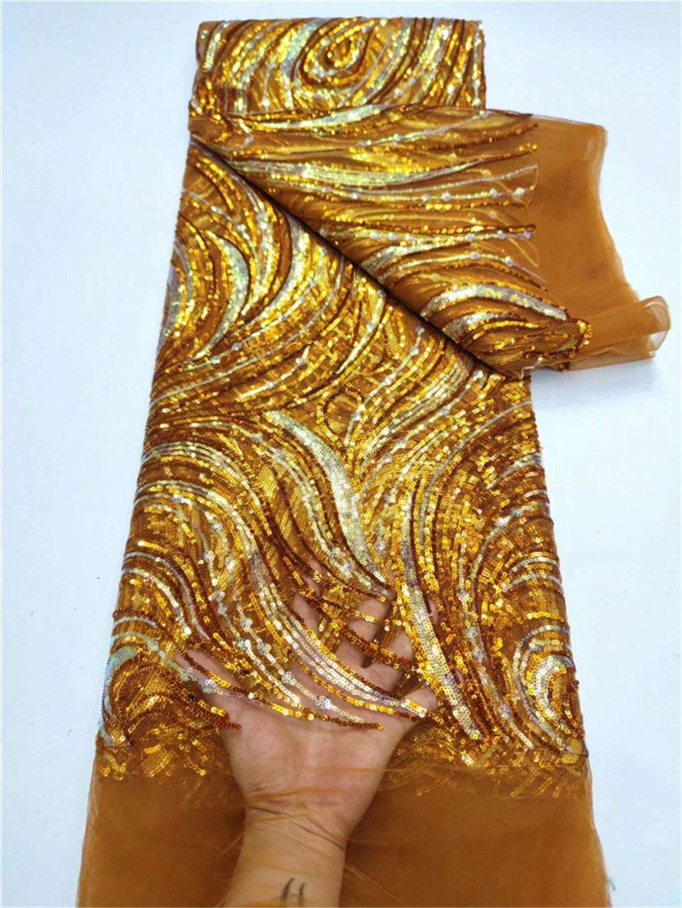 1-yard-di-tessuto-di-pizzo-africano-2024-di-alta-qualit-con-paillettes