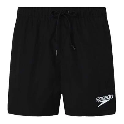 Speedo Mens Essentials 16 Swim Shorts (Black)
