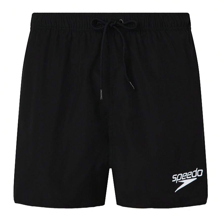 Speedo Mens Essentials 16 Swim Shorts (Black) - Black - View 1
