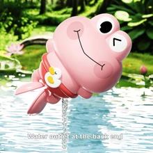 1 件卡通游泳青蛙发条洗澡玩具 - 彩色 - 查看 7