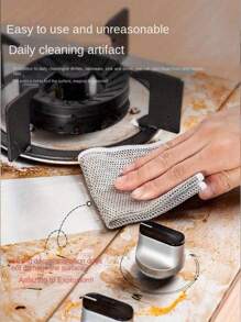 5/10/20/30 件铁丝海绵布、防刮金属丝洗碗布、多用途金属丝洗碗刷、易于冲洗且可重复使用、金属丝清洁布、金属丝洗碗布、适用于厨房、水槽、平底锅、洗涤和清洁用具、水槽、柜台、炉灶、可重复使用的厨房清洁毛巾、洗碗布、不起毛、无条纹、可洗洗碗布、厨房配件、厨房清洁工具、厨房用品、清洁、厨房毛巾 - 彩色 - 查看 5